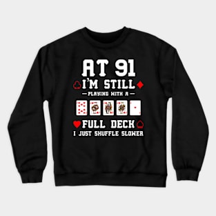 91St 91 Cards Crewneck Sweatshirt